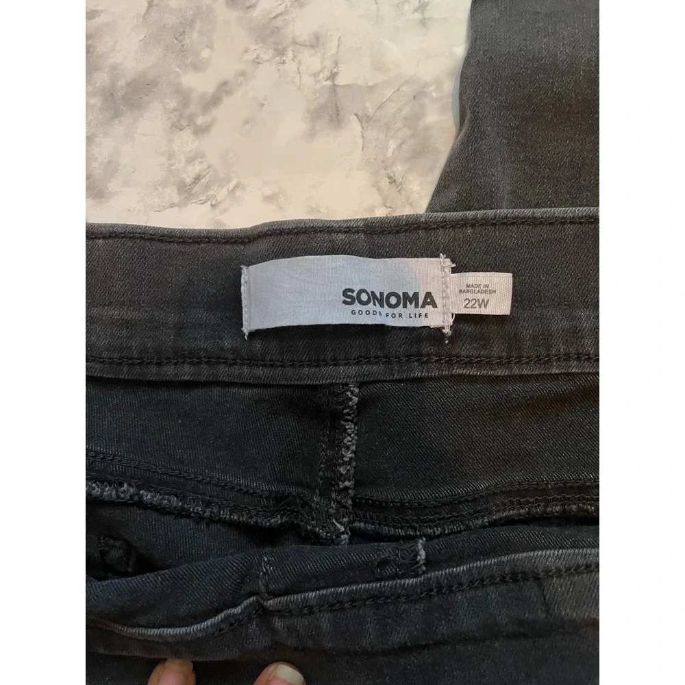 Sonoma Goods for Life Plus 22W Black Jegging Pants All About Comfort Premium NWT